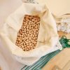 Dried chickpeas in cloth bag