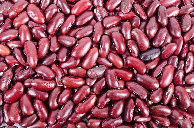 Dried kidney beans.