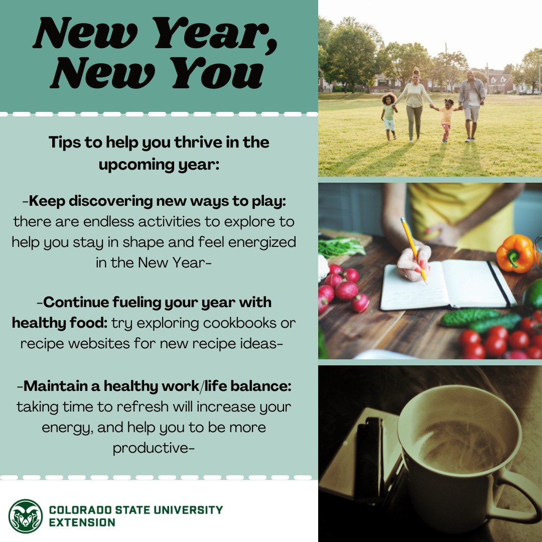 Explore new ways to create a happier and healthier you this new year by visiting the link in our bio!

#foodsmartcolorado #newyear #activites #healthy #energy #thrive #newyou